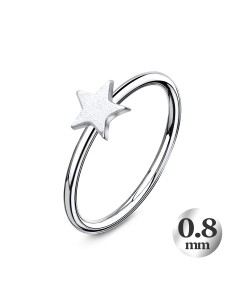 Star Nose Rings NSKR-05 (0.8mm)